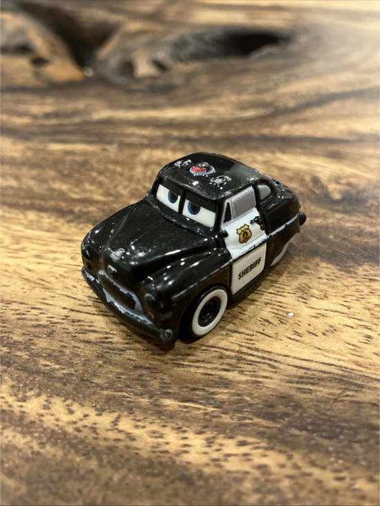Disney Pixar Other - Disney Pixar Cars Mini Racers Sheriff Metal Vehicle Mattel #COL-2260